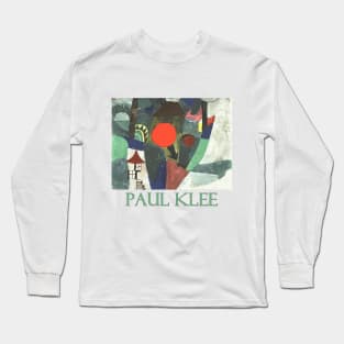 With the Setting Sun by Paul Klee Long Sleeve T-Shirt